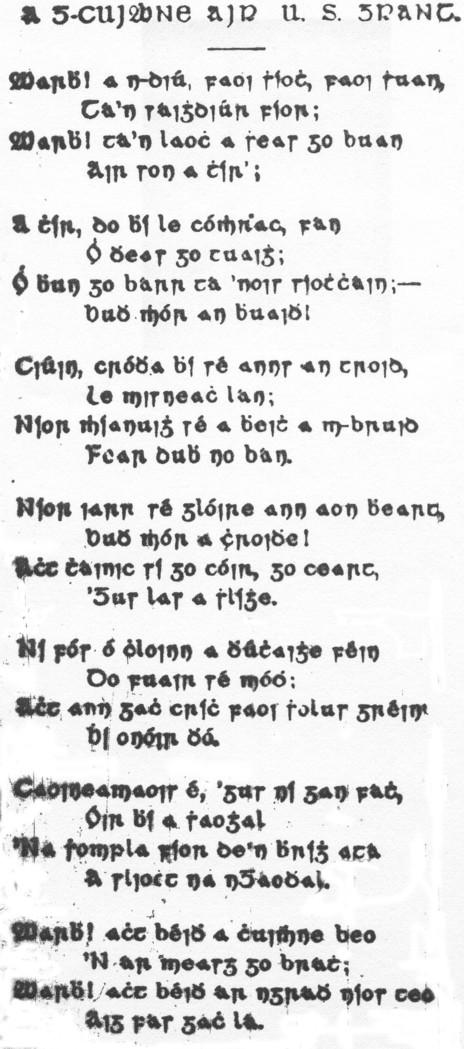 Gaelic font
